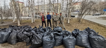 Приняли участие во всероссийском экологическом субботнике "Зеленая Весна"
