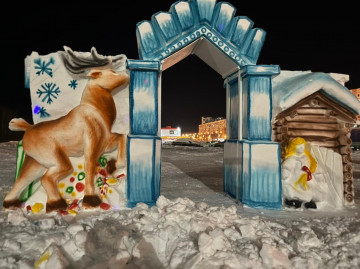 Создание  снежного городка