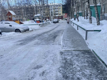 Очистка придомовых территорий